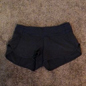Lululemon running shorts black